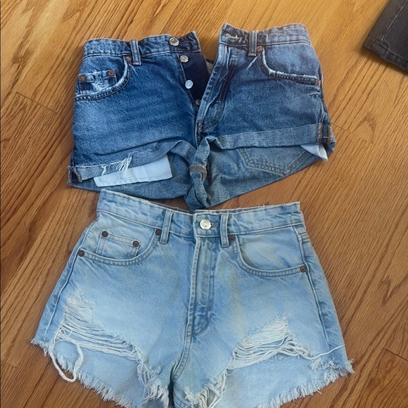 Zara Pants - Zara size 2 Denim Blue Women's jean Shorts